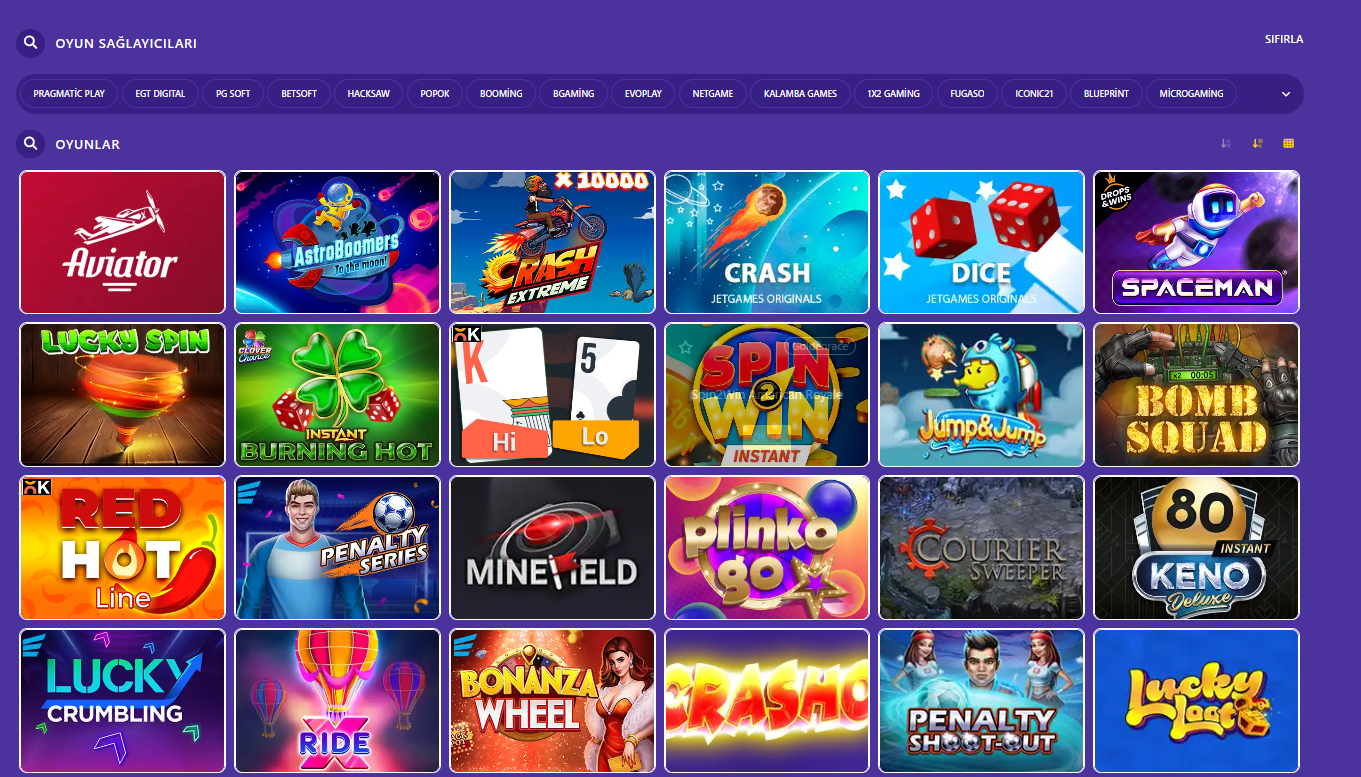 Betabahis Slot Oyunları